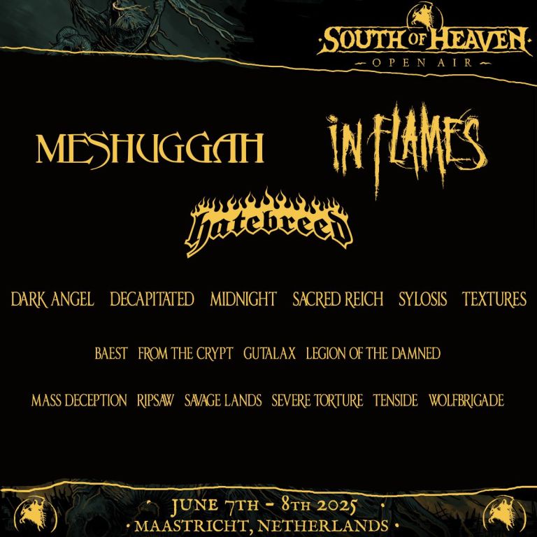 SOUTH OF HEAVEN festival announced new bands for 2025 – Markus' Heavy ...